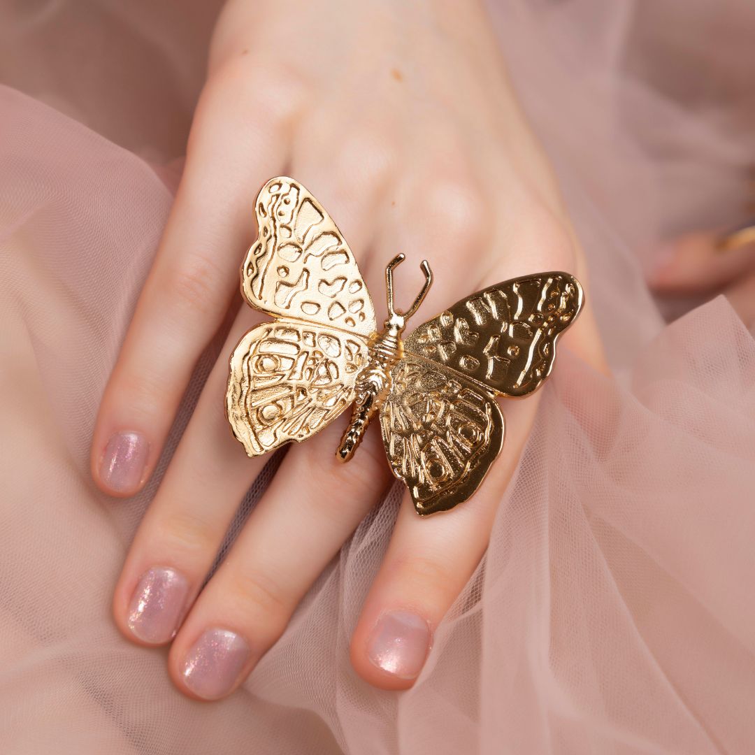 Selling Gold Butterfly Ring