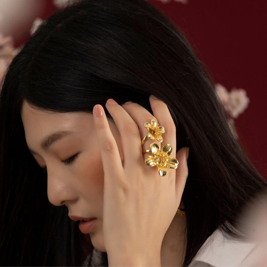 Sakura Ring Gold