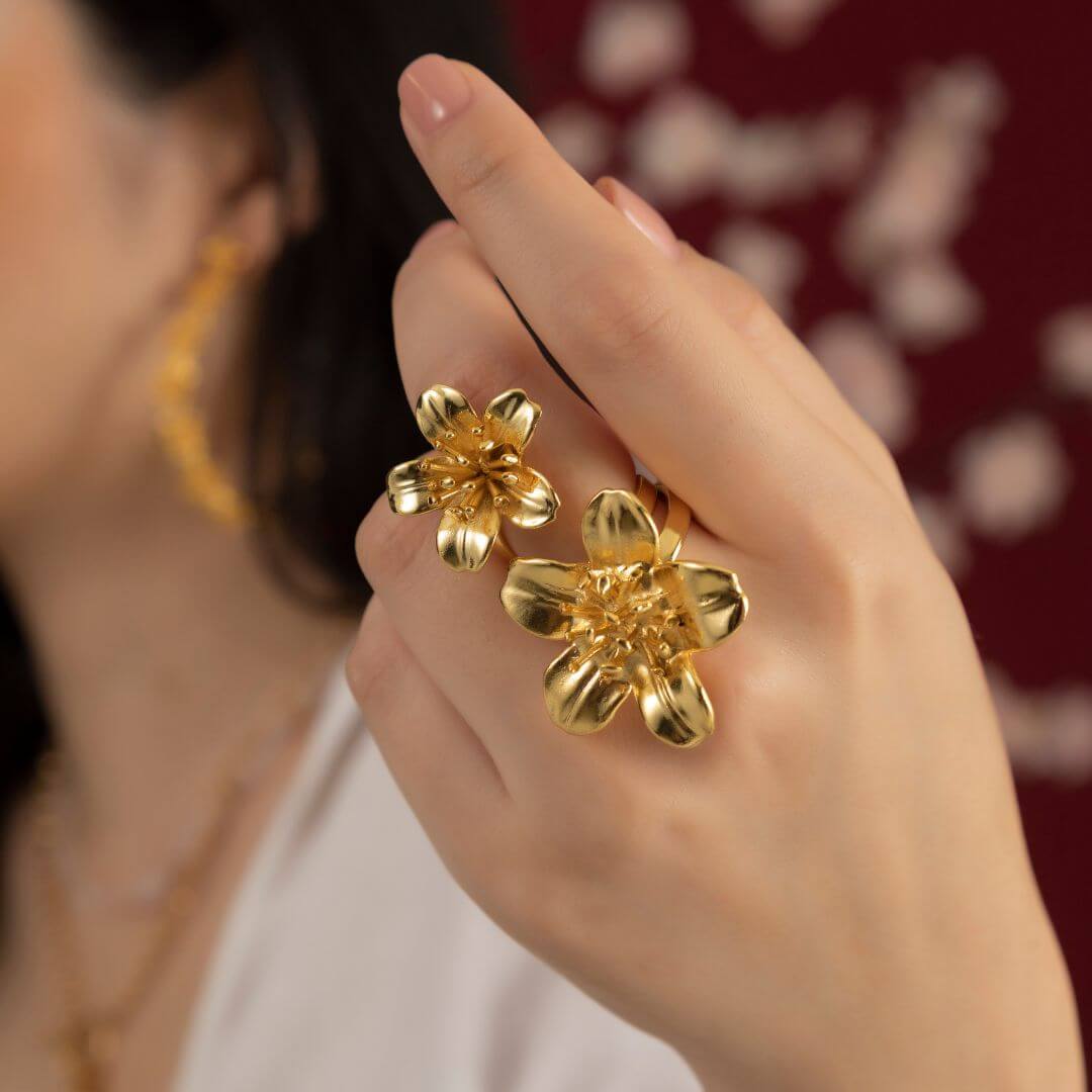 Sakura Ring Gold